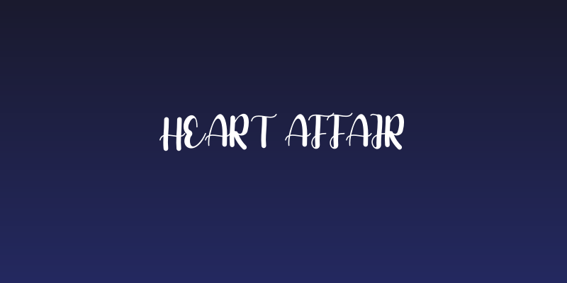 Heart Affair Social Header