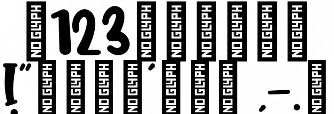 Heart Apart Regular Font OTHER CHARS