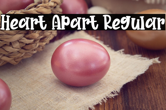 Heart Apart Regular Example 1