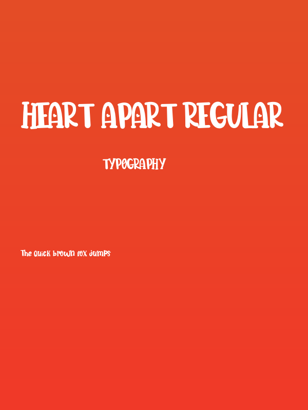 Heart Apart Regular Poster