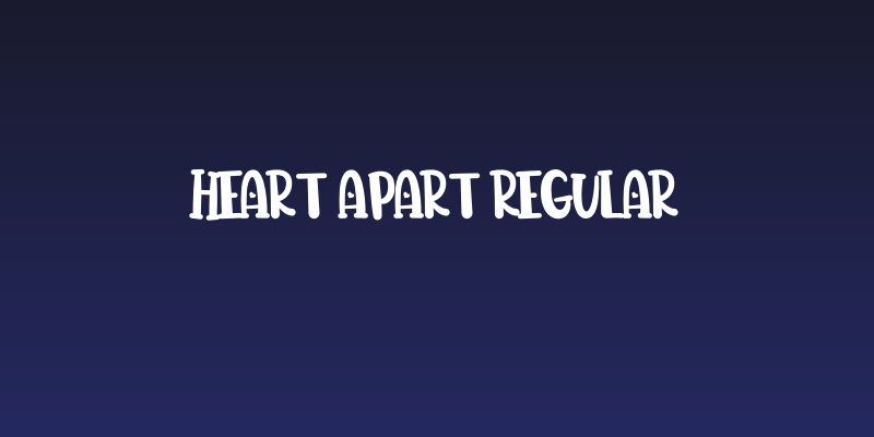 Heart Apart Regular Social Header