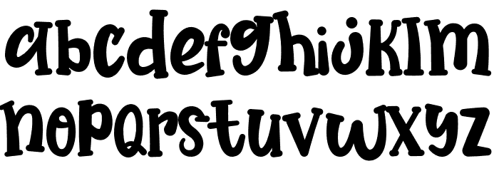 Heart Apart Regular Font LOWERCASE