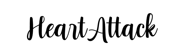 Heart Attack  font caratteri gratis
