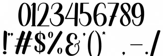 Heart Attack Font OTHER CHARS