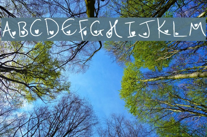 Heart Attack Font examples