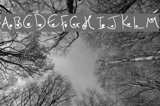 Heart Attack Fonte examples