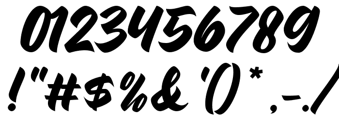Heart Blues Font OTHER CHARS