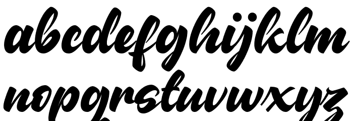 Heart Blues Font LOWERCASE
