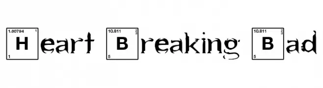 Heart Breaking Bad  Descarca Fonturi Gratis