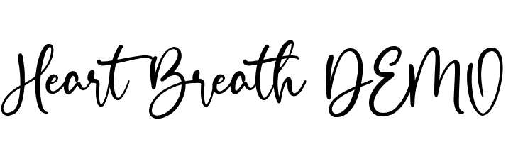 Heart Breath DEMO  font caratteri gratis