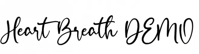 Heart Breath DEMO  Fuentes Gratis Descargar