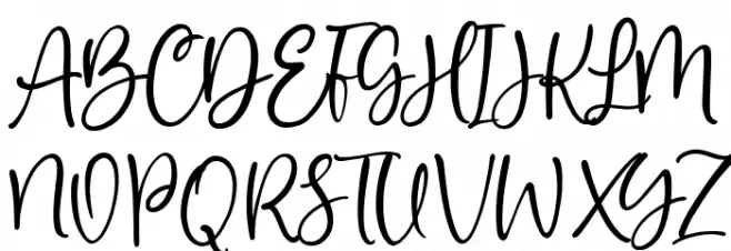 Heart Breath DEMO Schriftart Groß