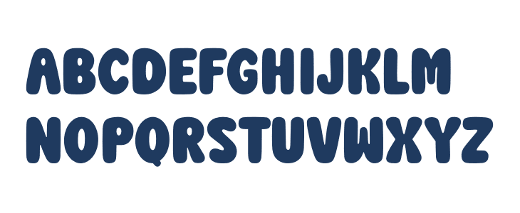 Heart Bubble Regular Uppercase
