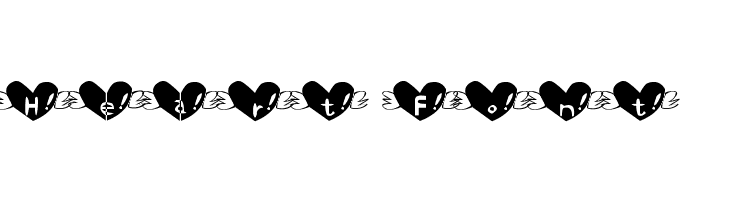 Heart Font Fonte