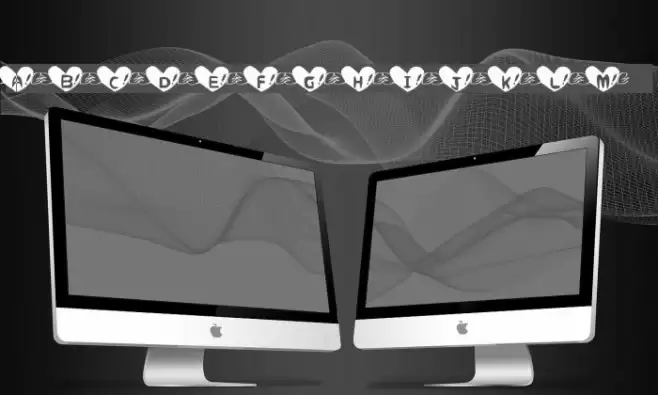 Heart Font Font examples