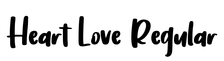 Heart Love Regular  नि: शुल्क फ़ॉन्ट्स डाउनलोड