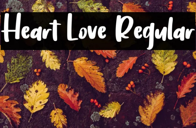 Heart Love Regular Example 1