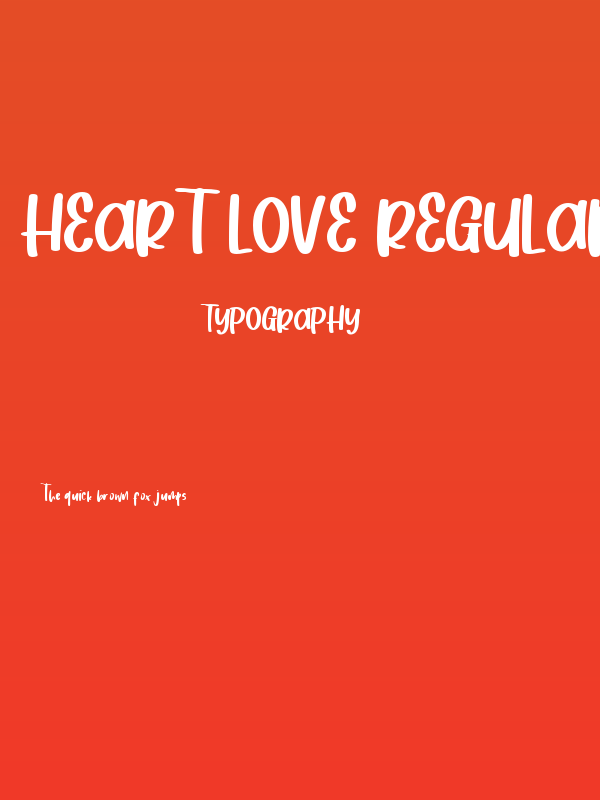 Heart Love Regular Poster