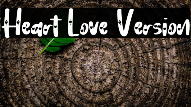 Heart Love Version Example 3