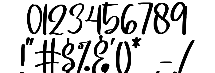 Heart Memory Font OTHER CHARS