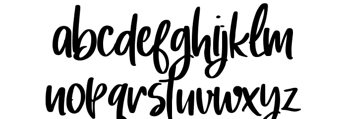 Heart Memory Font LOWERCASE