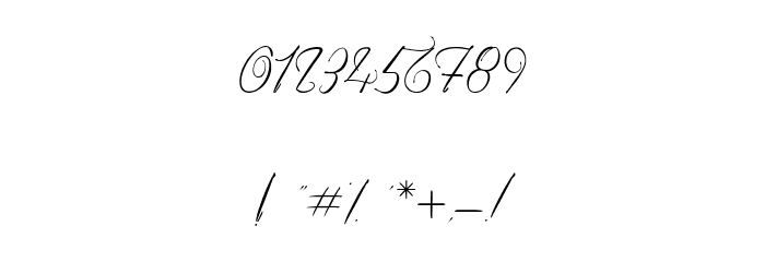Heart Romance Font OTHER CHARS