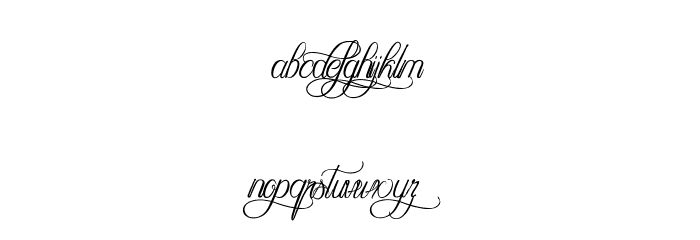 Heart Romance Font LOWERCASE