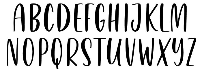 Heart & Salsa Font LOWERCASE