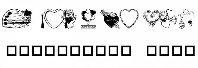 Heart & Soul Font OTHER CHARS