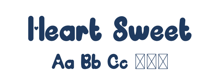Heart Sweet Font Preview