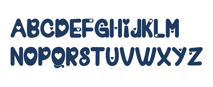 Heart Sweet Uppercase