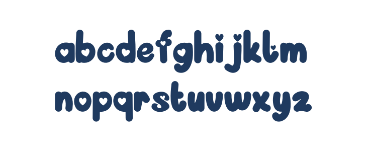 Heart Sweet Lowercase