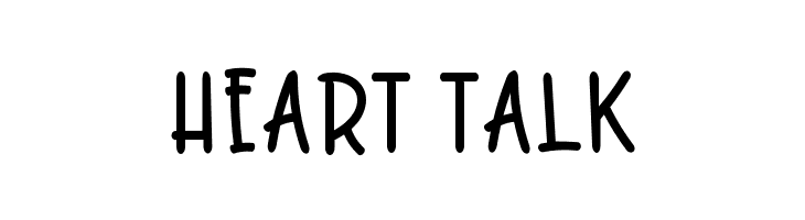 Heart Talk  font caratteri gratis