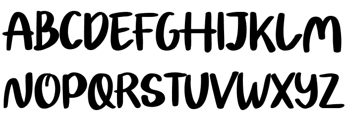 Heart Unicorn Font UPPERCASE