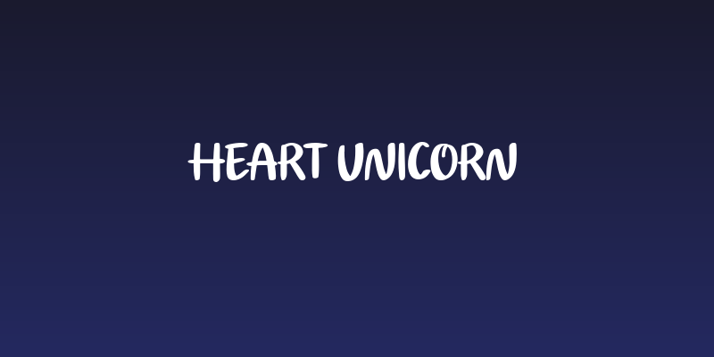Heart Unicorn Social Header