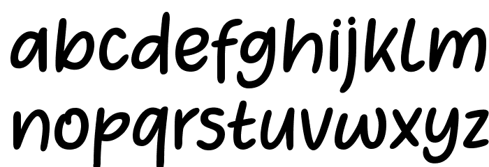 Heart Warming Font LOWERCASE