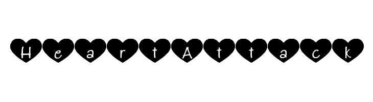 HeartAttack  Free Fonts Download