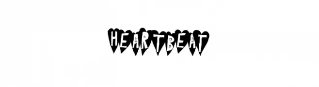 HeartBeat  Frei Schriftart Herunterladen