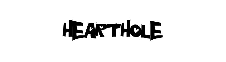 HeartHole  Скачать бесплатные шрифты
