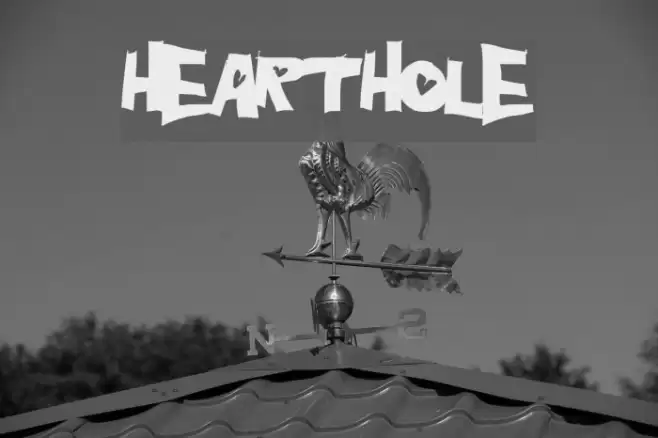 HeartHole Font examples