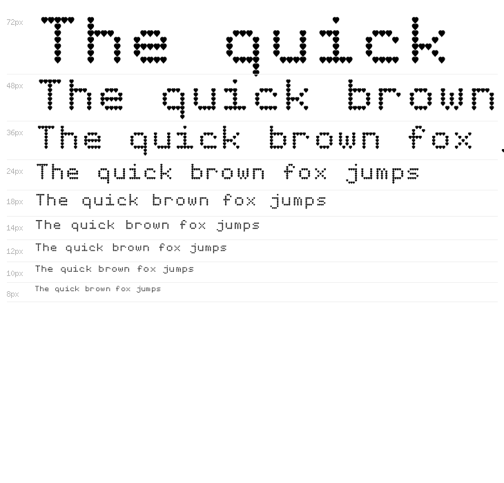 HeartMatrixed Waterfall