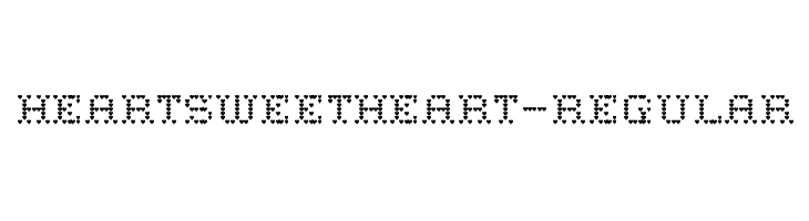 HeartSweetHeart-Regular Font