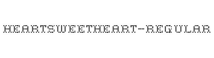 HeartSweetHeart-Regular  font caratteri gratis