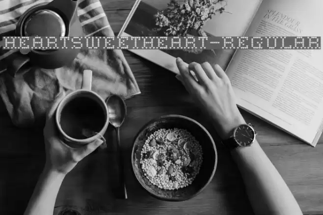 HeartSweetHeart-Regular Font examples