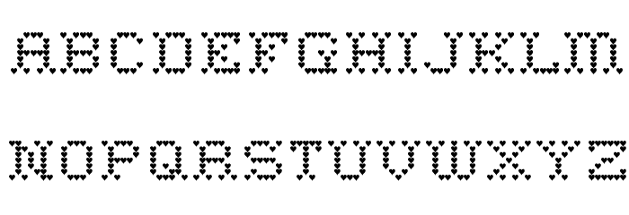 HeartSweetHeart-Regular Font LOWERCASE