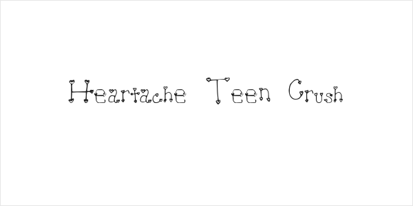 Heartache Teen Crush Logo