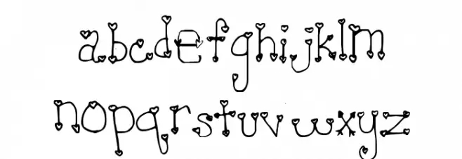 Heartache Teen Crush Fuentes MINÚSCULAS