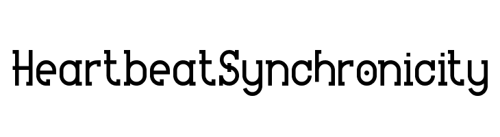 Heartbeat Synchronicity  font caratteri gratis