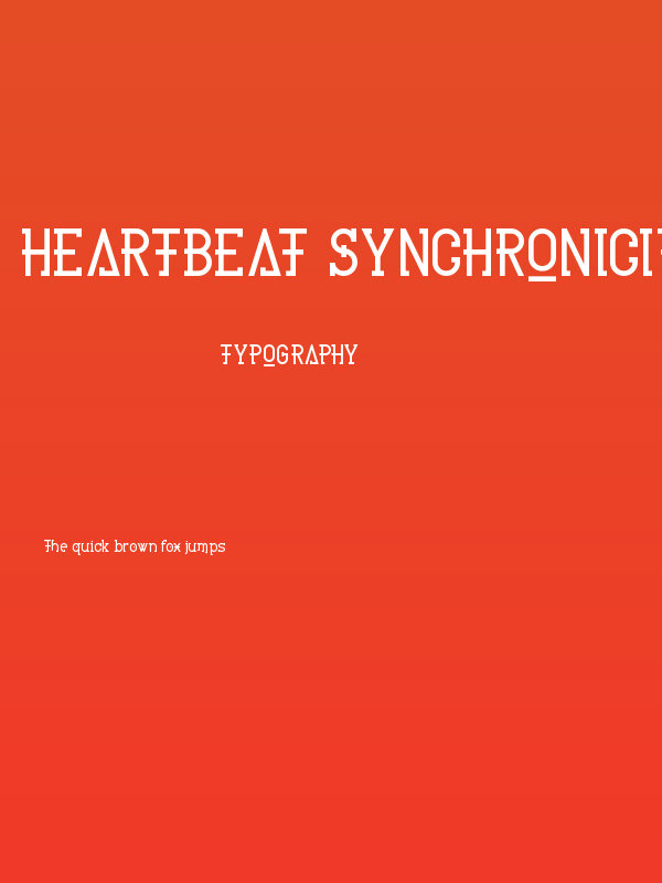 Heartbeat Synchronicity Poster