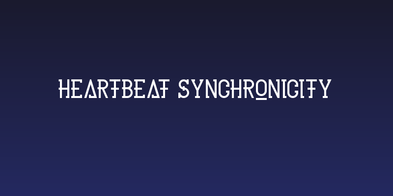 Heartbeat Synchronicity Social Header